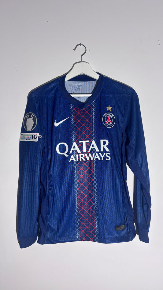 Paris Saint-Germain 25/26 Long Sleeve Home Kit O.Dembélé 10 - Player Version